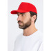 Бейсболка STAN 5 клиньев хлопок 330, 01, Красный