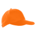 Бейсболка STAN 5 клиньев хлопок 330, 01, Оранжевый