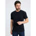 Футболка мужская STAN хлопок 180, 08, Чёрный