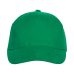 Бейсболка STAN 5 клиньев хлопок 280, 11, Зелёный