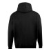 Толстовка унисекс оверсайз на молнии с капюшоном сэндвич 320, 100, Чёрный