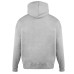 Толстовка унисекс оверсайз на молнии с капюшоном сэндвич 320, 100, Серый меланж