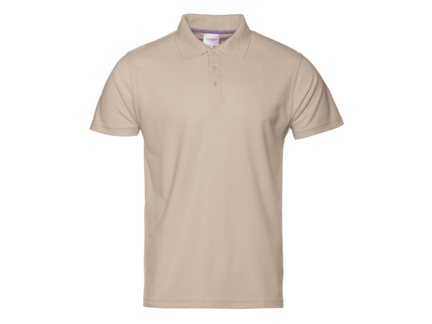 Рубашка поло унисекс STAN хлопок/полиэстер 185, 104, Песочный бежевый