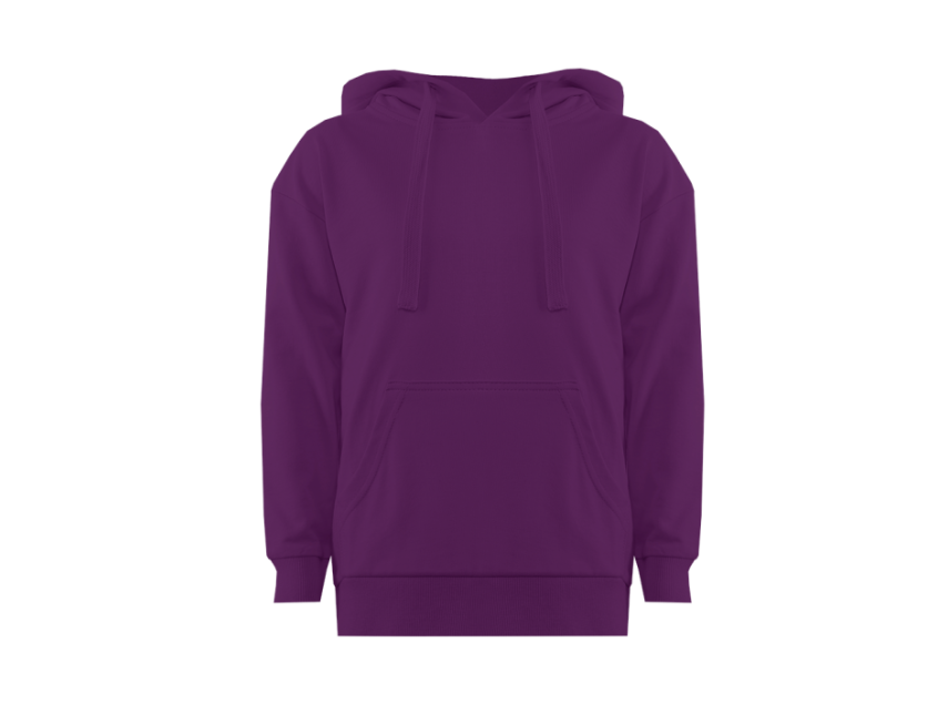 Худи детское STAN футер без начеса 260, 23J, Сливовый