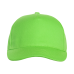 Бейсболка STAN 5 клиньев хлопок 150, 10L, Ярко-зелёный