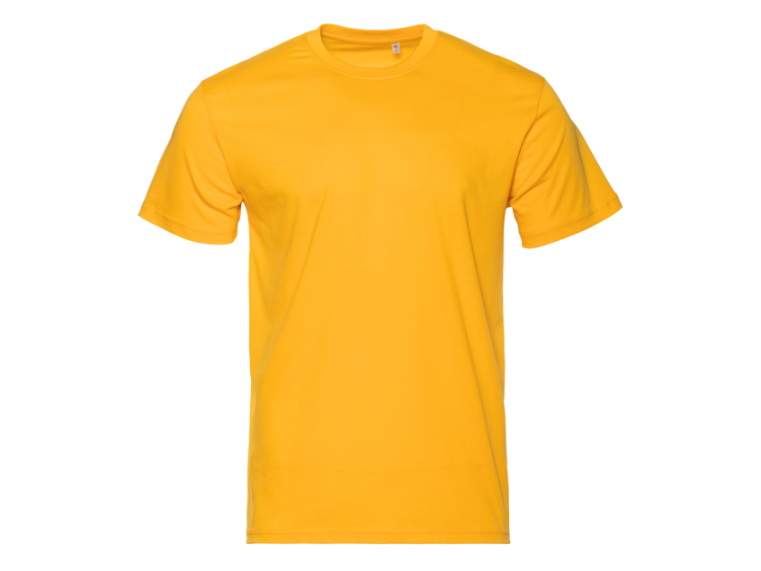 Футболка унисекс STAN, хлопок 150, 51, Жёлтый