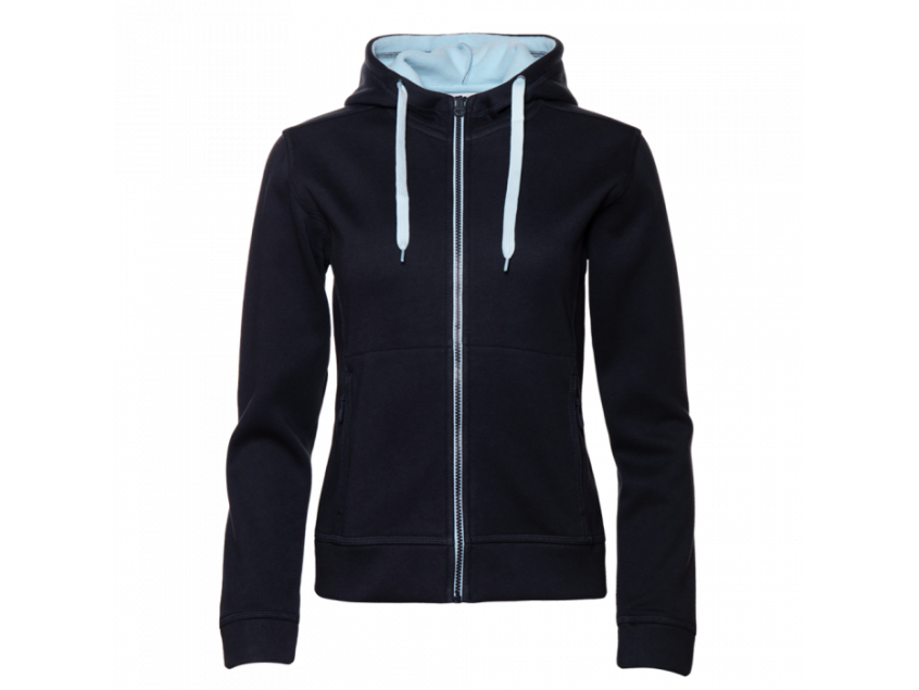 Толстовка женская STAN с капюшоном на молнии сэндвич 320, 19, Тёмно-синий