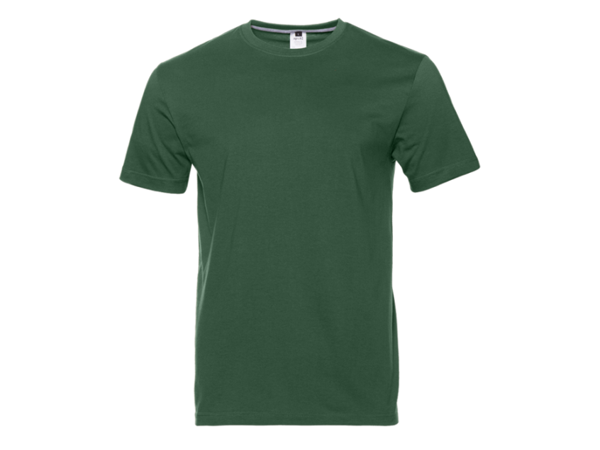 Футболка унисекс без бокового шва STAN хлопок 160, 02, Тёмно-зелёный