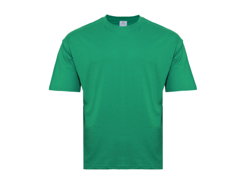 Футболка унисекс оверсайз STAN хлопок 140, 39, Зелёный