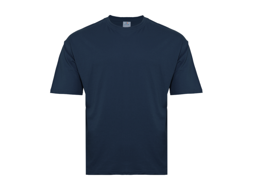 Футболка унисекс оверсайз STAN хлопок 140, 39, Тёмно-синий