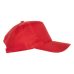 Бейсболка STAN 5 клиньев полиэстер 150, 10P, Красный