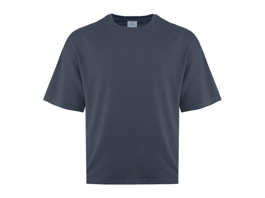 Футболка унисекс оверсайз STAN хлопок/полиэстер 260, 40, Графит