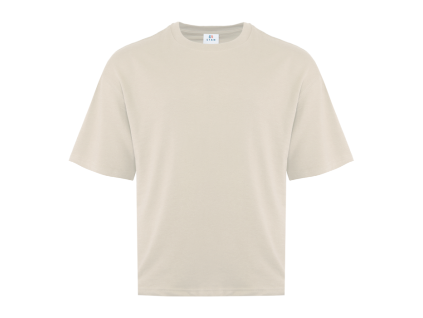 Футболка унисекс оверсайз STAN хлопок/полиэстер 260, 40, Молочный