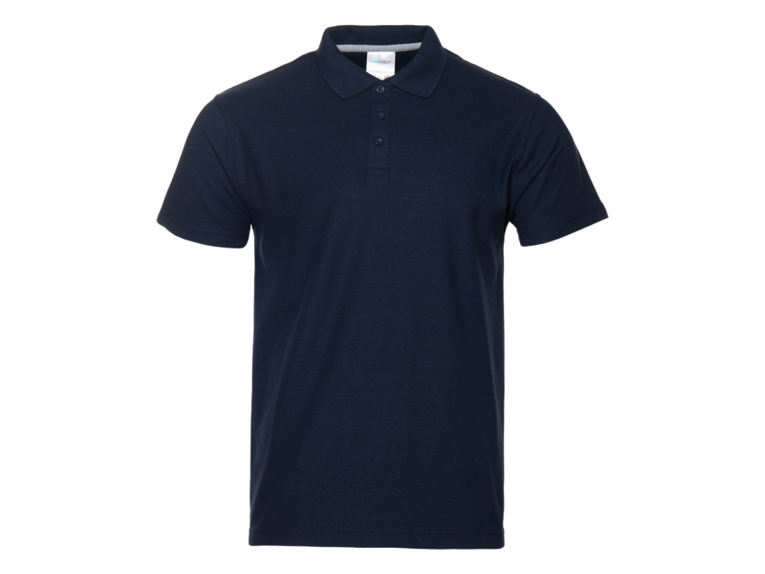 Рубашка поло унисекс STAN хлопок/полиэстер 185, 104, Тёмно-синий