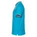 Рубашка поло унисекс STAN с окантовкой хлопок/полиэстер 185, 04T, Бирюзовый