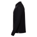 Рубашка поло унисекс STAN длинный рукав хлопок/полиэстер 185, 104S, Чёрный