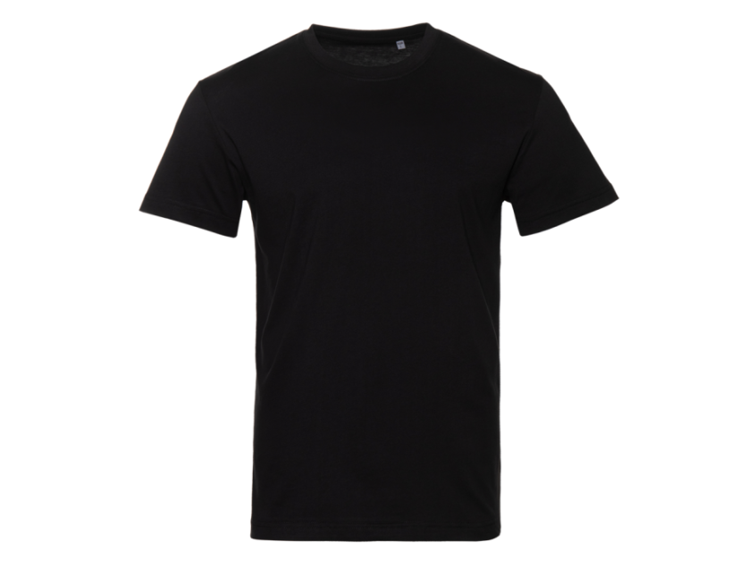 Футболка унисекс хлопок 150, 52, Чёрный