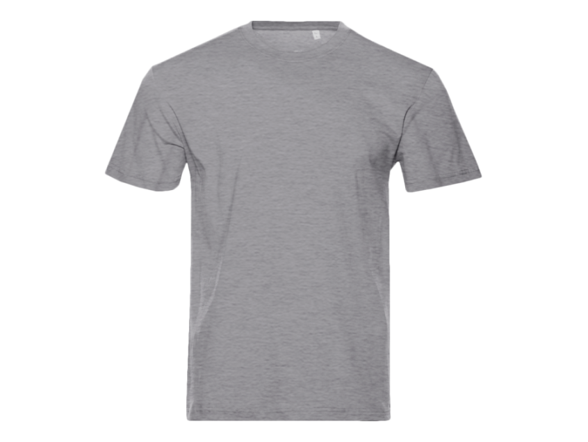 Футболка унисекс STAN, хлопок 150, 51, Серый меланж