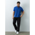 Рубашка поло унисекс STAN триколор хлопок/полиэстер 185, 04R, Синий