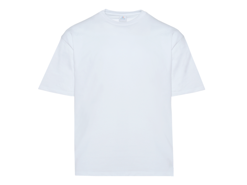 Футболка унисекс оверсайз STAN хлопок 240, 56, Белый