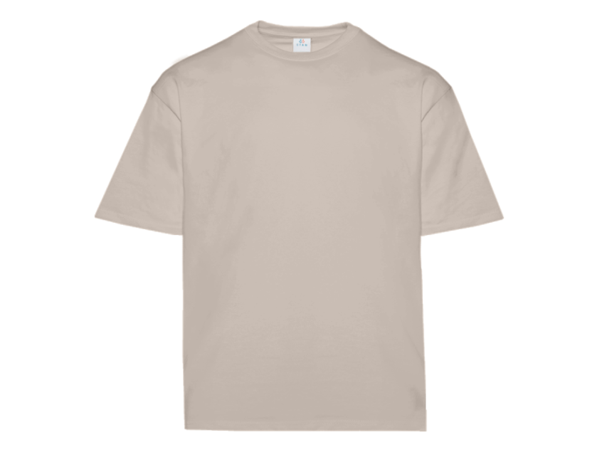 Футболка унисекс оверсайз STAN хлопок 240, 56, Песочный бежевый
