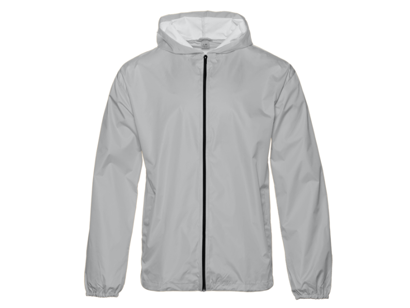Ветровка унисекс STAN дюспо 210T, 85, 59, Светло-серый