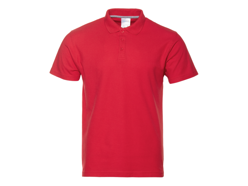Рубашка поло унисекс STAN хлопок/полиэстер 185, 104, Красный