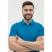 Рубашка поло унисекс  STAN хлопок/полиэстер 185, 04, Лазурный
