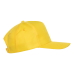 Бейсболка STAN 5 клиньев полиэстер 150, 10P, Жёлтый
