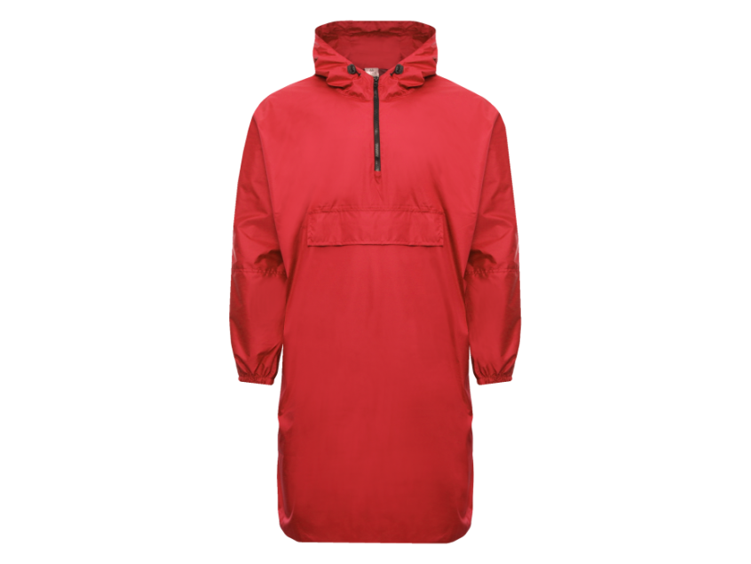 Дождевик анорак STAN с карманом, 61, Красный