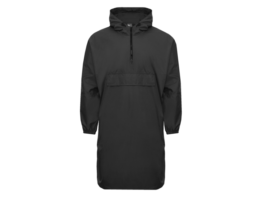 Дождевик анорак STAN с карманом, 61, Чёрный
