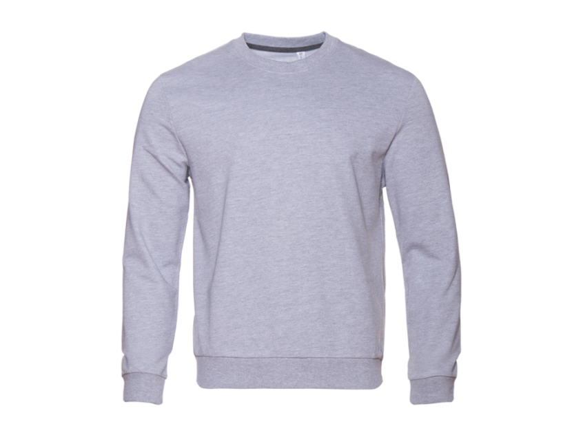 Свитшот унисекс STAN футер без начёса, 260, 63, Серый меланж