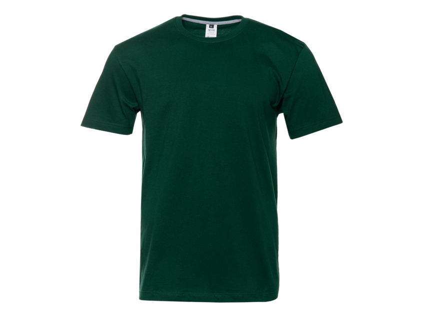 Футболка унисекс без бокового шва STAN хлопок 160, 02, Тёмно-зелёный