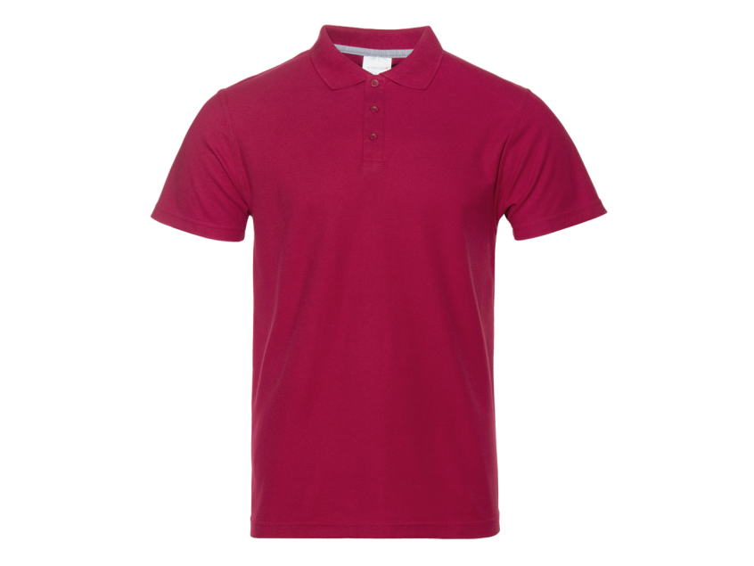 Рубашка поло унисекс STAN хлопок/полиэстер 185, 104, Бордовый