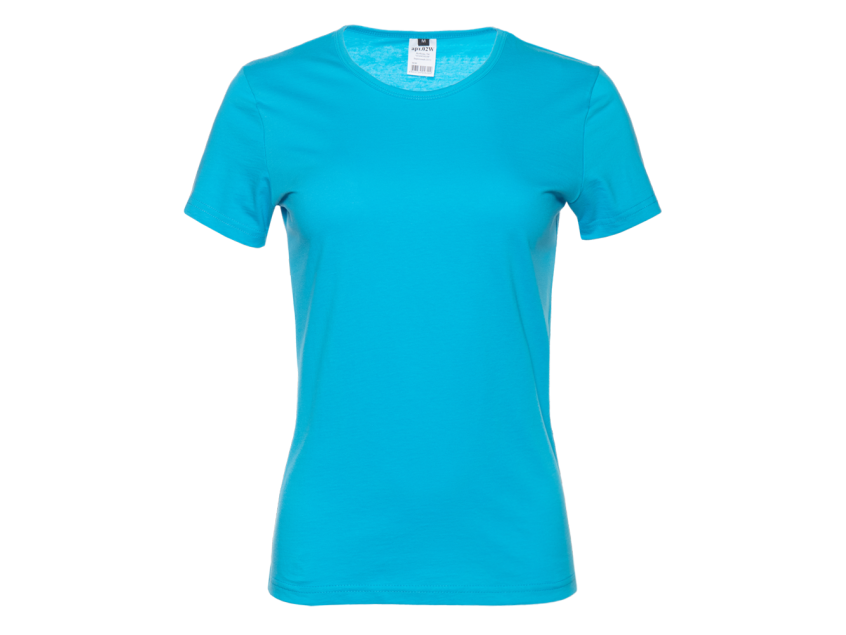 Футболка женская STAN хлопок 150, 02W, Бирюзовый