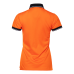 Рубашка поло женская STAN с контрастными деталями хлопок/полиэстер 185, 04CW, Оранжевый
