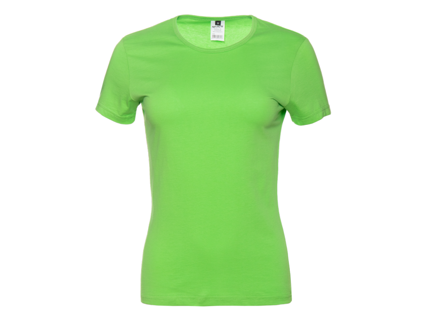 Футболка женская STAN хлопок 150, 02W, Ярко-зелёный