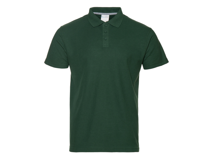 Рубашка поло унисекс  STAN хлопок/полиэстер 185, 04, Тёмно-зелёный