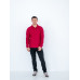 Рубашка поло унисекс STAN длинный рукав хлопок/полиэстер 185, 04S, Красный