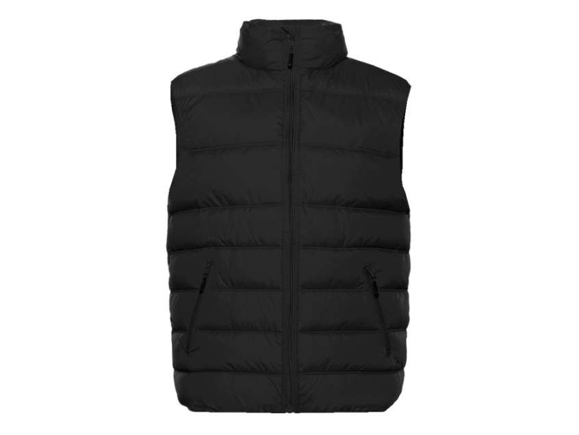 Жилет мужской STAN утепленный таффета 210T,65, 82, Чёрный