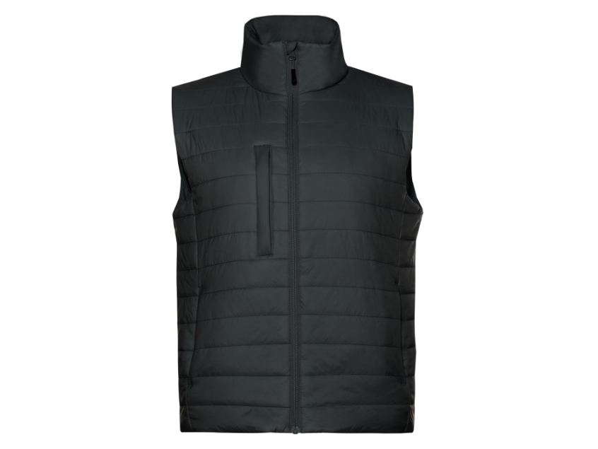 Жилет унисекс утепленный STAN таффета, 65, 87, Чёрный