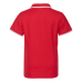 Рубашка поло детская STAN с окантовкой хлопок/полиэстер 185, 04TJ, Красный