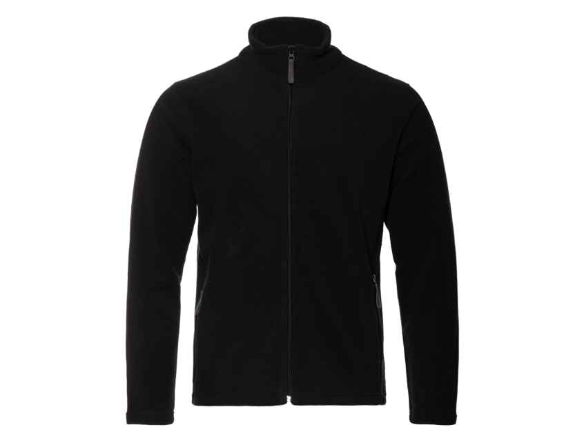 Толстовка унисекс STAN на молнии микрофлис 200, 21, Чёрный