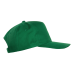 Бейсболка STAN 5 клиньев полиэстер 150, 10P, Зелёный