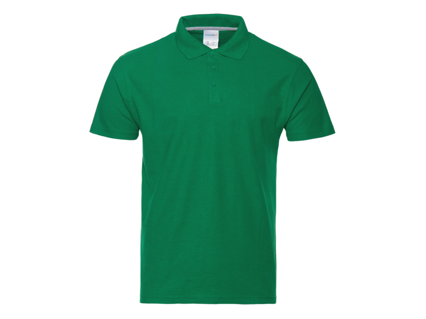 Рубашка поло унисекс STAN хлопок/полиэстер 185, 104, Зелёный