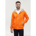 Толстовка мужская STAN с капюшоном на молнии футер без начёса 260, 61, Оранжевый