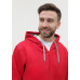 Толстовка мужская STAN с капюшоном на молнии футер с начёсом 280, 17, Красный