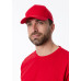 Бейсболка STAN 5 клиньев хлопок 150, 10L, Красный