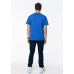 Футболка унисекс хлопок 150, 52, Синий
