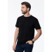 Футболка унисекс хлопок 150, 52, Чёрный